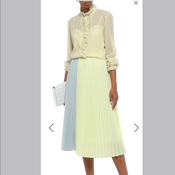 Valentino Ruffled stretch-silk georgette blouse - Picture 7 of 8